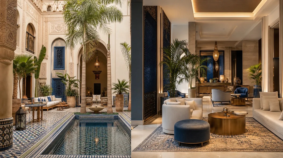 Ambiance éditoriale pour Riad ou hôtel au Maroc : comment choisir ?