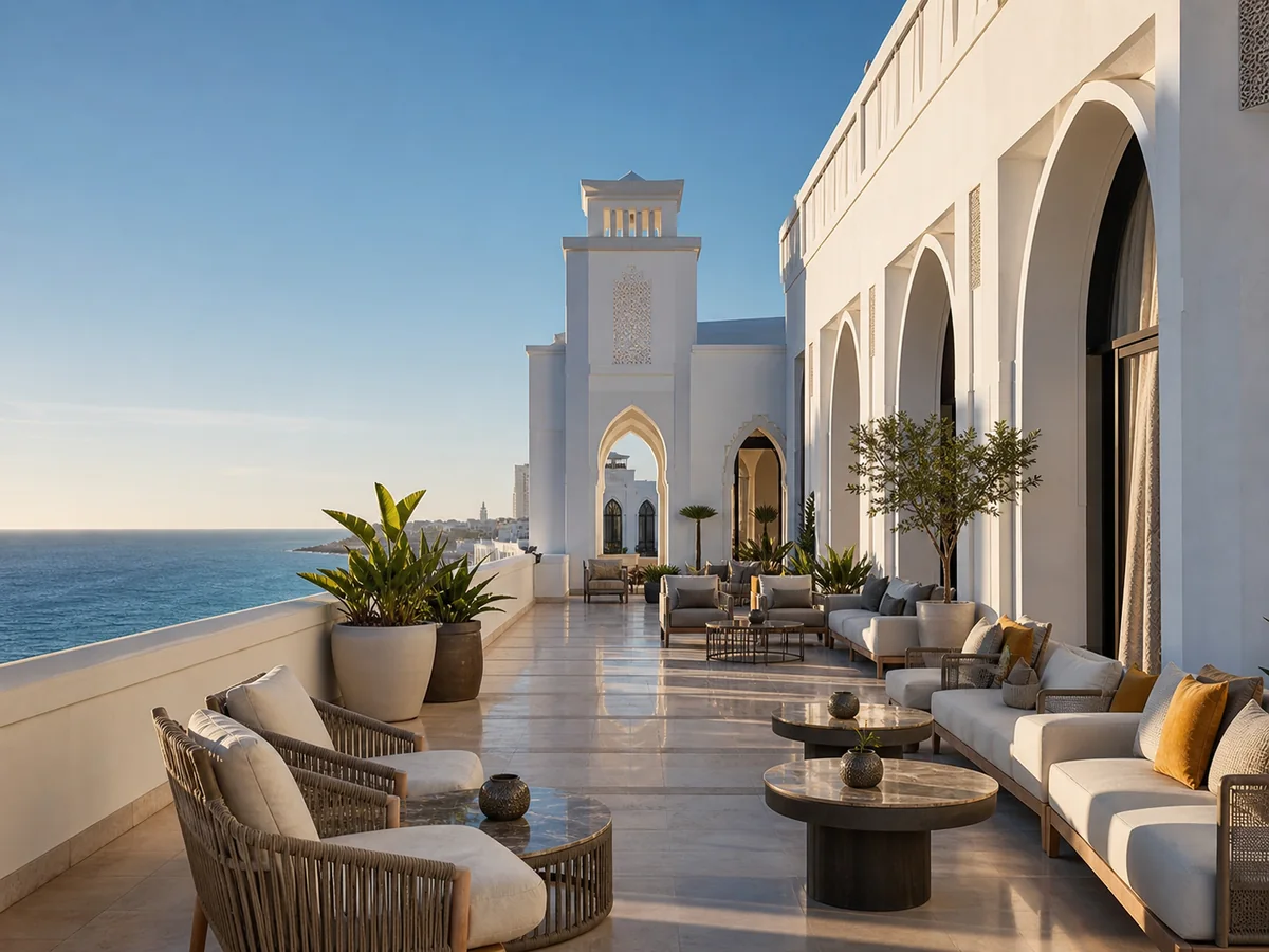 Ambiance éditoriale pour Hôtels avec accès Atlantique à Casablanca